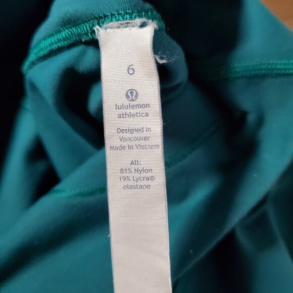 Lululemon Align Pant Legging Desert Teal Green Stretch 31" High Rise Yoga Size 6 - Picture 8 of 10